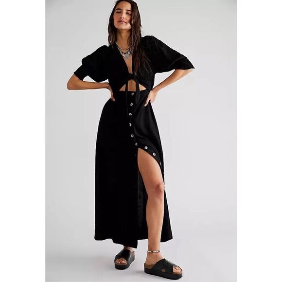 Free People NWT String Of Hearts Maxi Dress - Picture 1 of 10